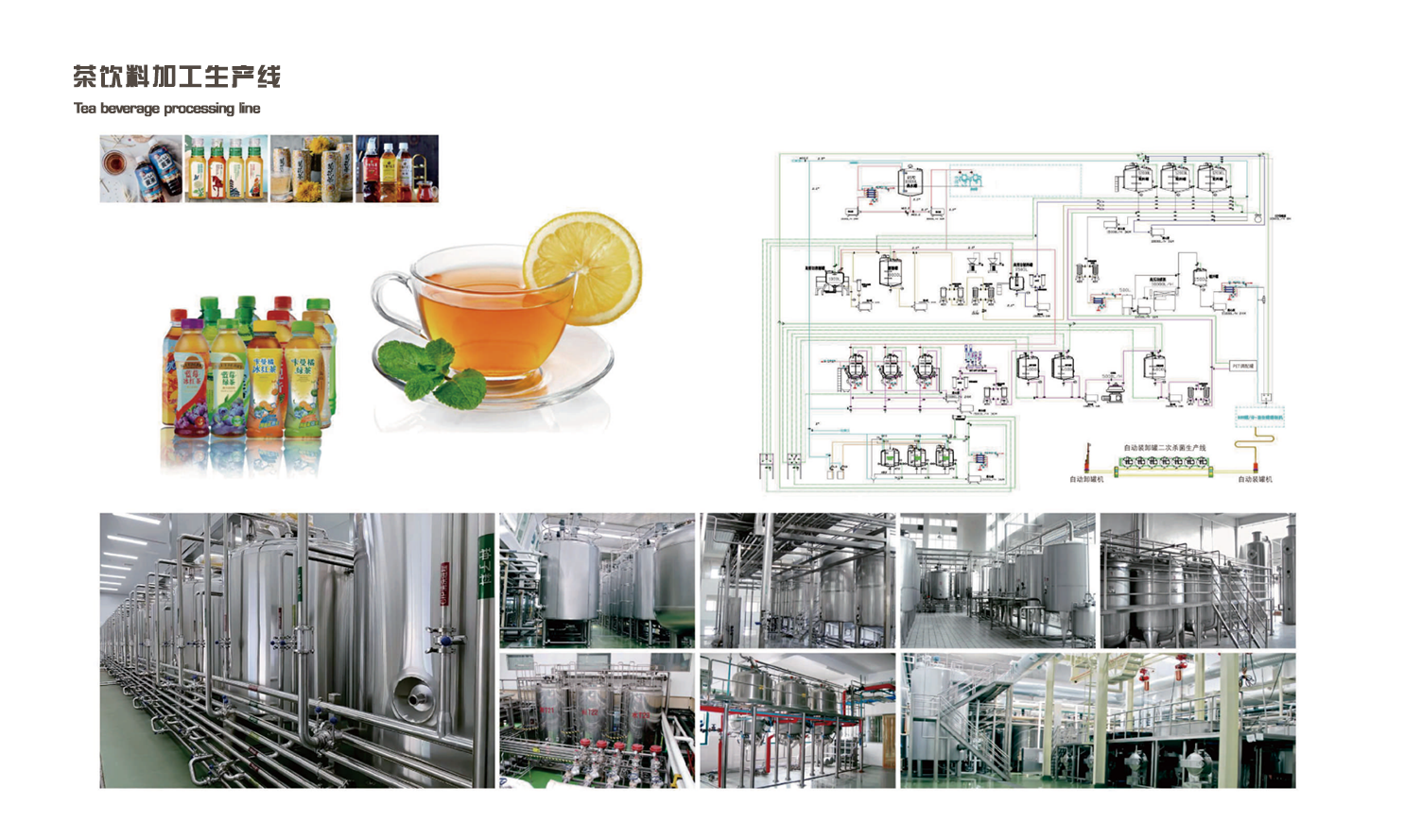 茶饮料加工生产线
